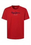 PEPE JEANS LONDON DROP 1 EGGOT-SHIRT ΜΠΛΟΥΖΑ ΑΝΔΡΙΚΗ RED