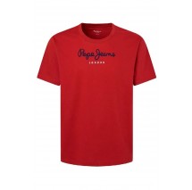 PEPE JEANS LONDON DROP 1 EGGOT-SHIRT ΜΠΛΟΥΖΑ ΑΝΔΡΙΚΗ RED