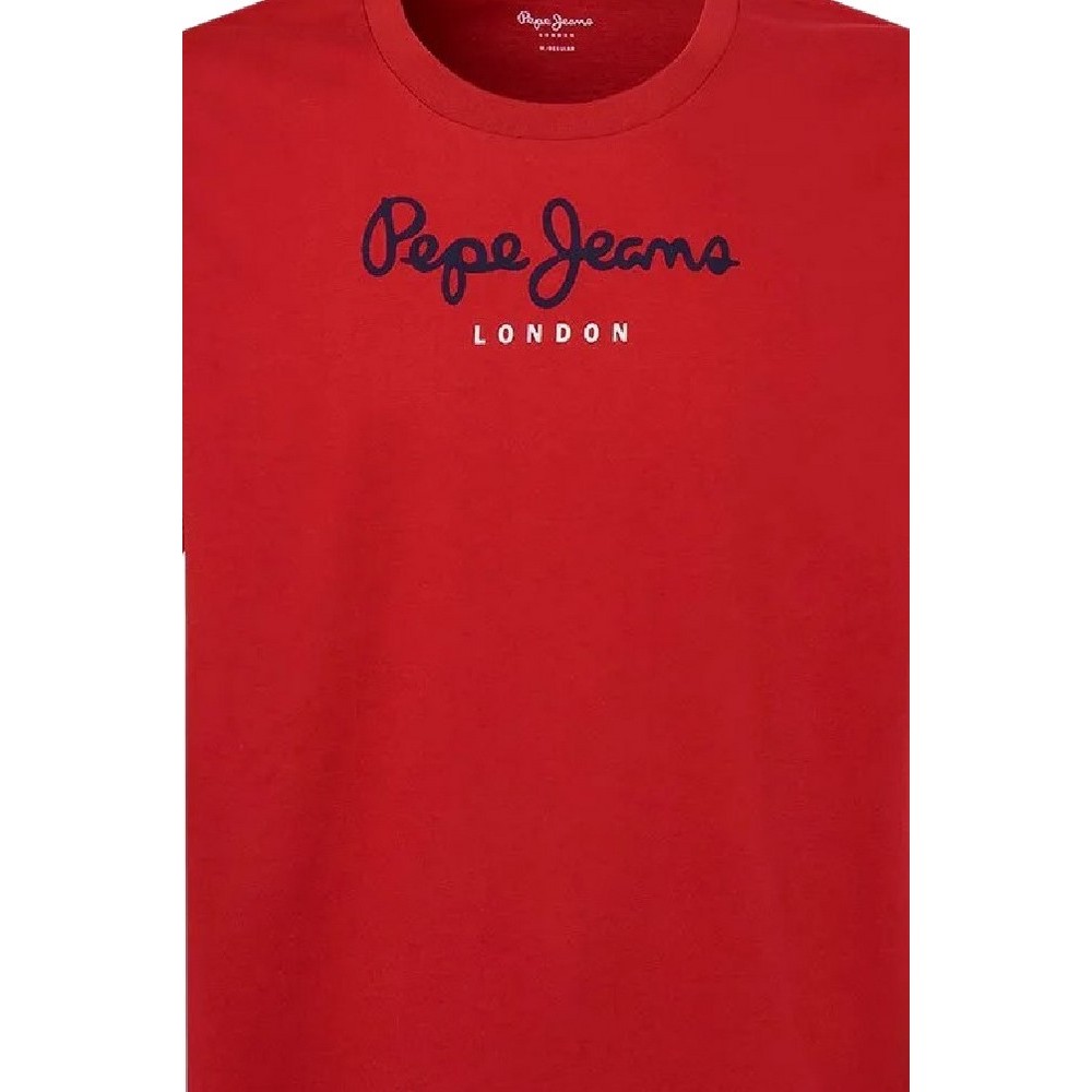 PEPE JEANS LONDON DROP 1 EGGOT-SHIRT ΜΠΛΟΥΖΑ ΑΝΔΡΙΚΗ RED