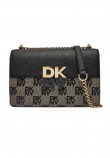 DKNY ECHO FLAPSHANDBAG ΤΣΑΝΤΑ ΓΥΝΑΙΚΕΙΑ BLACK