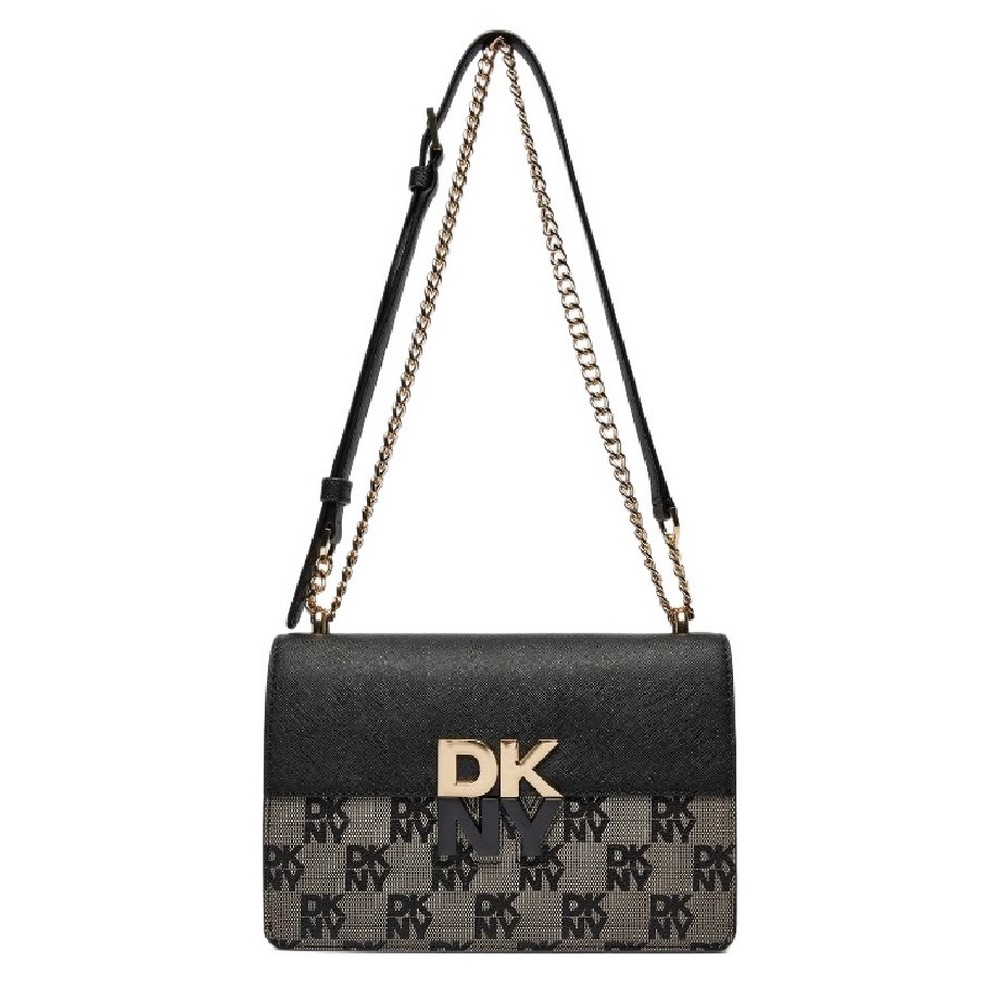 DKNY ECHO FLAPSHANDBAG ΤΣΑΝΤΑ ΓΥΝΑΙΚΕΙΑ BLACK