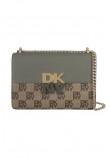 DKNY ECHO FLAPSHANDBAG ΤΣΑΝΤΑ ΓΥΝΑΙΚΕΙΑ BEIGE/KHAKI