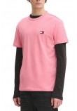 TOMMY JEANS REG BADGE TEE EXT T-SHIRT ΑΝΔΡΙΚΟ PINK