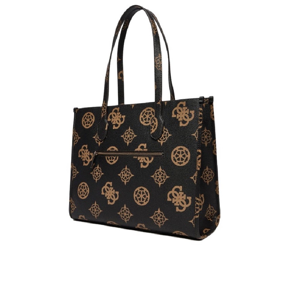 GUESS SILVANA GIRLFRIEND TOTE ΤΣΑΝΤΑ ΓΥΝΑΙΚΕΙΑ MOCHA