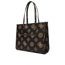 GUESS SILVANA GIRLFRIEND TOTE ΤΣΑΝΤΑ ΓΥΝΑΙΚΕΙΑ MOCHA