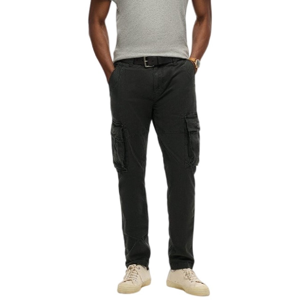 SUPERDRY D1 OVIN CORE CARGO PANT ΠΑΝΤΕΛΟΝΙ ΑΝΔΡΙΚΟ WASHED BLACK