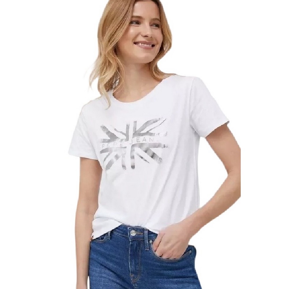 PEPE JEANS LALI ΥΝΑΙΚΕΙΟ WHITE T-SHIRT