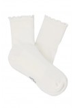 UGG KARSYN LETTUCE EDGE SOCK ΚΑΛΤΣΑ ΓΥΝΑΙΚΕΙΑ WHITE