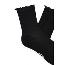 UGG KARSYN LETTUCE EDGE SOCK ΚΑΛΤΣΑ ΓΥΝΑΙΚΕΙΑ BLACK