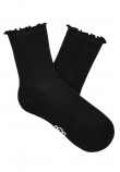 UGG KARSYN LETTUCE EDGE SOCK ΚΑΛΤΣΑ ΓΥΝΑΙΚΕΙΑ BLACK