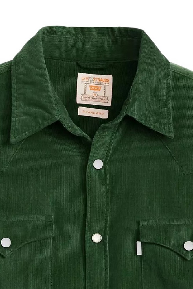 LEVIS BARSTOW WESTERN STANDARD 857440080 ΠΟΥΚΑΜΙΣΟ ΑΝΔΡΙΚΟ GREEN