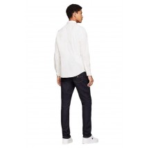 TOMMY HILFIGER TJM ORIGINAL STRETCH SHIRT ΠΟΥΚΑΜΙΣΟ ΑΝΔΡΙΚΟ WHITE