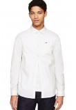 TOMMY HILFIGER TJM ORIGINAL STRETCH SHIRT ΠΟΥΚΑΜΙΣΟ ΑΝΔΡΙΚΟ WHITE