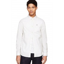 TOMMY HILFIGER TJM ORIGINAL STRETCH SHIRT ΠΟΥΚΑΜΙΣΟ ΑΝΔΡΙΚΟ WHITE