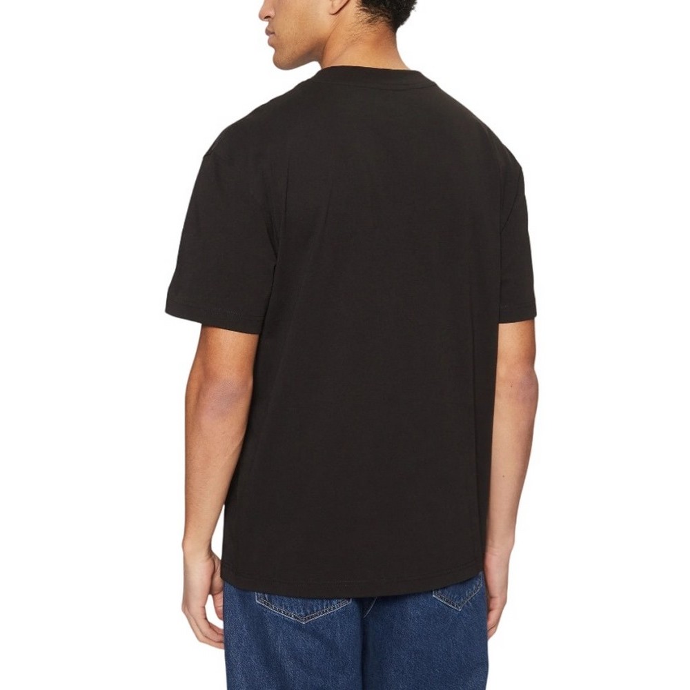 CALVIN KLEIN JEANS BRISTLE MONOLOGO TEE T-SHIRT ΜΠΛΟΥΖΑ ΑΝΔΡΙΚΗ BLACK