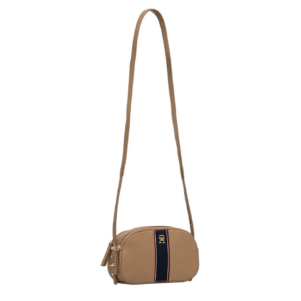 TOMMY HILFIGER LEGACY CAMERA BAG ΤΣΑΝΤΑ ΓΥΝΑΙΚΕΙΑ BEIGE