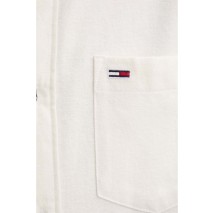 TOMMY HILFIGER REG FLANNEL SHIRT ΠΟΥΚΑΜΙΣΟ ΑΝΔΡΙΚΟ WHITE