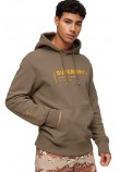 SUPERDRY D3 SDCD UTILITY SPORT LOGO LOOSE HOOD ΜΠΛΟΥΖΑ ΦΟΥΤΕΡ ΑΝΔΡΙΚΗ BROWN