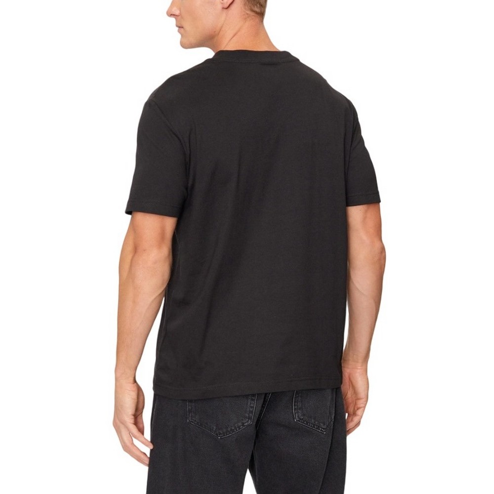 CALVIN KLEIN JEANS SHINY MONOLOGO TEE T-SHIRT ΜΠΛΟΥΖΑ ΑΝΔΡΙΚΗ BLACK