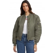 GUESS JEANS BOMBER JKT ΜΠΟΥΦΑΝ ΓΥΝΑΙΚΕΙΟ KHAKI