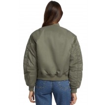 GUESS JEANS BOMBER JKT ΜΠΟΥΦΑΝ ΓΥΝΑΙΚΕΙΟ KHAKI