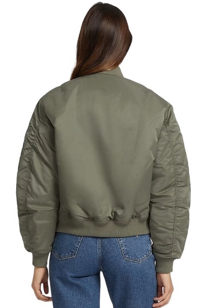 GUESS JEANS BOMBER JKT ΜΠΟΥΦΑΝ ΓΥΝΑΙΚΕΙΟ KHAKI