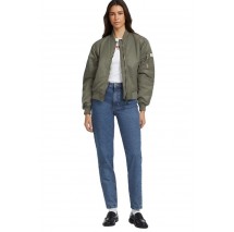 GUESS JEANS BOMBER JKT ΜΠΟΥΦΑΝ ΓΥΝΑΙΚΕΙΟ KHAKI