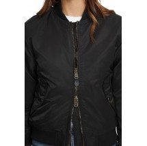 GUESS JEANS BOMBER JKT ΜΠΟΥΦΑΝ ΓΥΝΑΙΚΕΙΟ BLACK