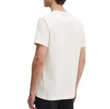 CALVIN KLEIN JEANS MONOLOGO APPLIQUE T-SHIRT ΜΠΛΟΥΖΑ ΑΝΔΡΙΚΗ IVORY