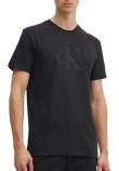 CALVIN KLEIN JEANS MONOLOGO APPLIQUE T-SHIRT ΜΠΛΟΥΖΑ ΑΝΔΡΙΚΗ BLACK