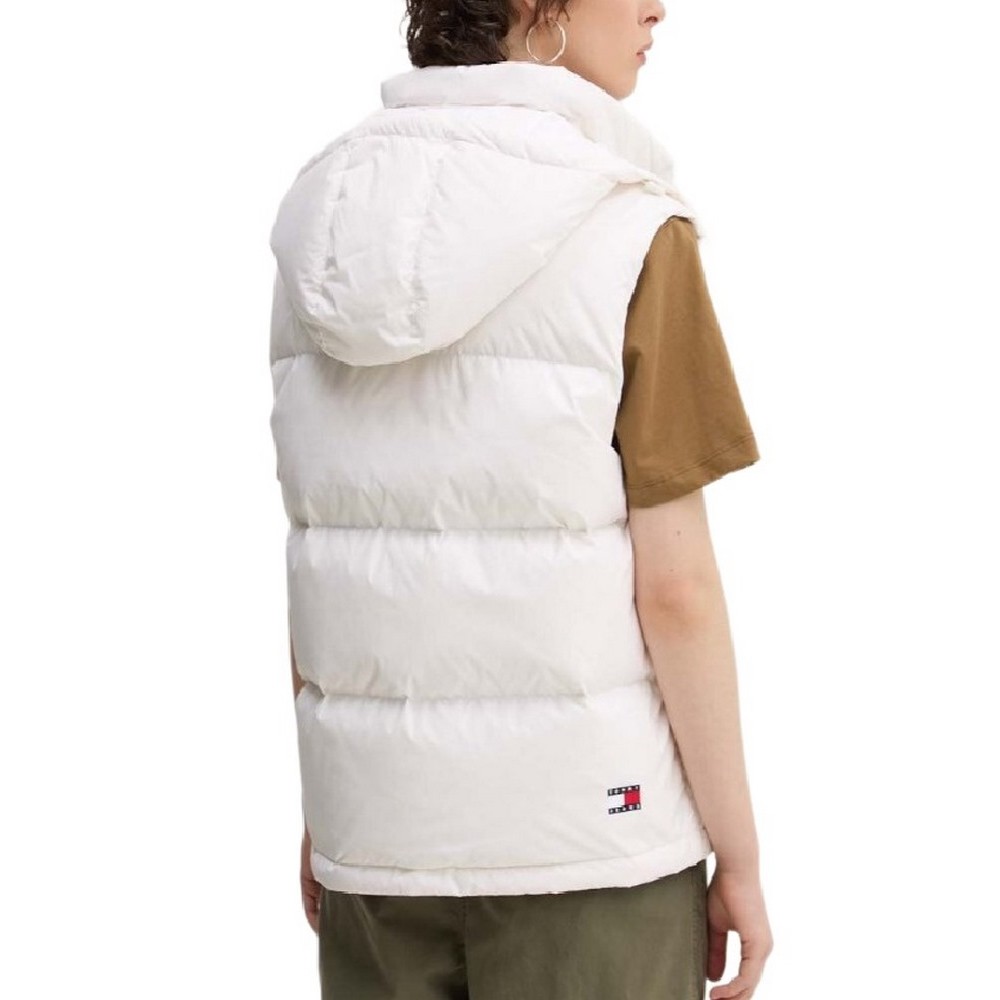 TOMMY HILFIGER TJW ALASKA PUFFER VEST ΜΠΟΥΦΑΝ ΓΙΛΕΚΟ ΓΥΝΑΙΚΕΙΟ WHITE