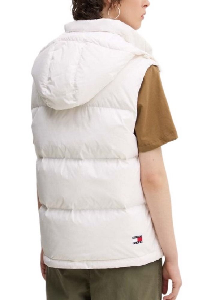 TOMMY HILFIGER TJW ALASKA PUFFER VEST ΜΠΟΥΦΑΝ ΓΙΛΕΚΟ ΓΥΝΑΙΚΕΙΟ WHITE