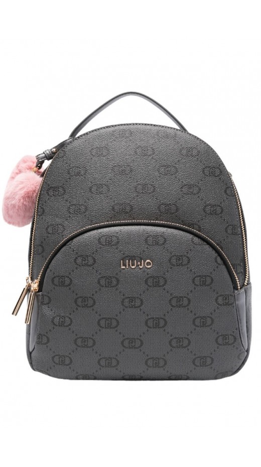 LIU JO SMART ECS M BACKPACK ΤΣΑΝΤΑ ΓΥΝΑΙΚΕΙΑ BLACK