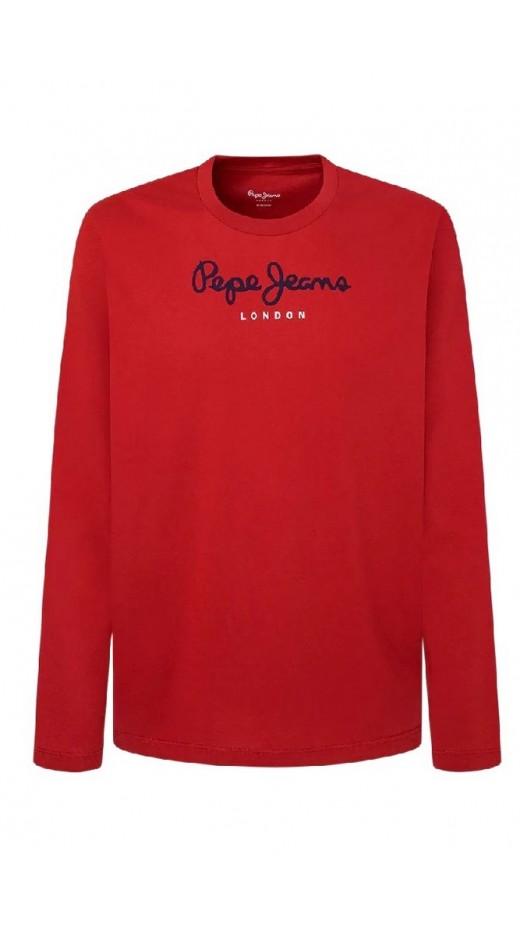 PEPE JEANS LONDON DROP 1 EGGO LONG T-SHIRT ΜΠΛΟΥΖΑ ΑΝΔΡΙΚΗ RED