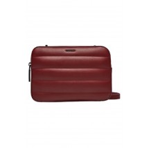 CALVIN KLEIN LINE QUILT CAMERA BAG RED