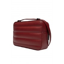 CALVIN KLEIN LINE QUILT CAMERA BAG RED