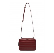 CALVIN KLEIN LINE QUILT CAMERA BAG RED