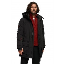 SUPERDRY D4 SDCD CITY PADDED PARKA JACKET ΜΠΟΥΦΑΝ ΑΝΔΡΙΚΟ BLACK