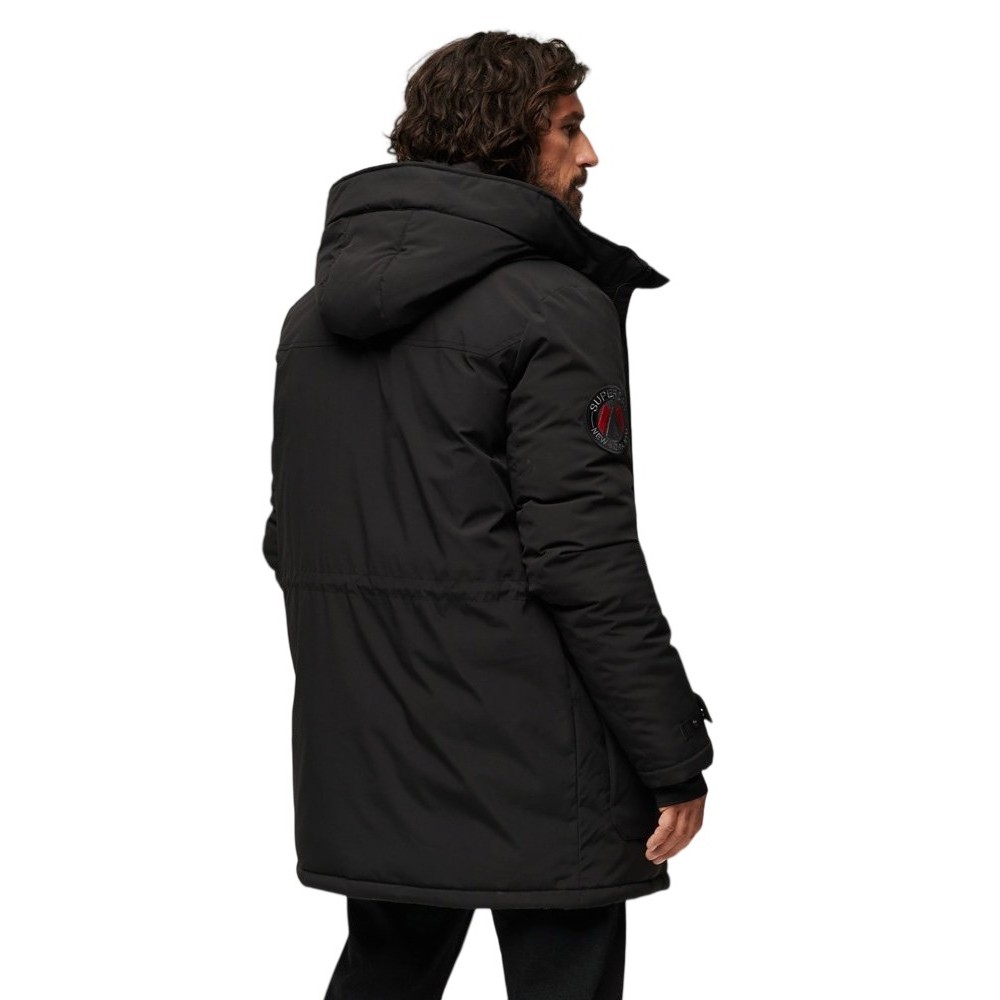 SUPERDRY D4 SDCD CITY PADDED PARKA JACKET ΜΠΟΥΦΑΝ ΑΝΔΡΙΚΟ BLACK