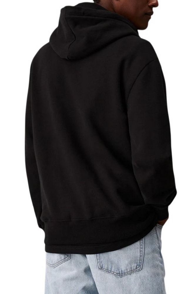 CALVIN KLEIN JEANS CHENILLE MONOLOGO HOODIE ΜΠΛΟΥΖΑ ΦΟΥΤΕΡ ΑΝΔΡΙΚΗ BLACK