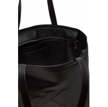 CALVIN KLEIN JEANS SCULPTED SLIM TOTE34 DEBOSS ΤΣΑΝΤΑ ΓΥΝΑΙΚΕΙΑ BLACK