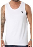 U.S POLO ASSN TECH 50313 CHPD ΜΠΛΟΥΖΑ ΑΜΑΝΙΚΗ ΑΝΔΡΙΚΗ WHITE