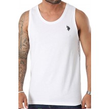 U.S POLO ASSN TECH 50313 CHPD ΜΠΛΟΥΖΑ ΑΜΑΝΙΚΗ ΑΝΔΡΙΚΗ WHITE