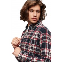 D2 OVIN L/S COTTON LUMBERJACK SHIRT ΠΟΥΚΑΜΙΣΟ ΑΝΔΡΙΚΟ NAVY