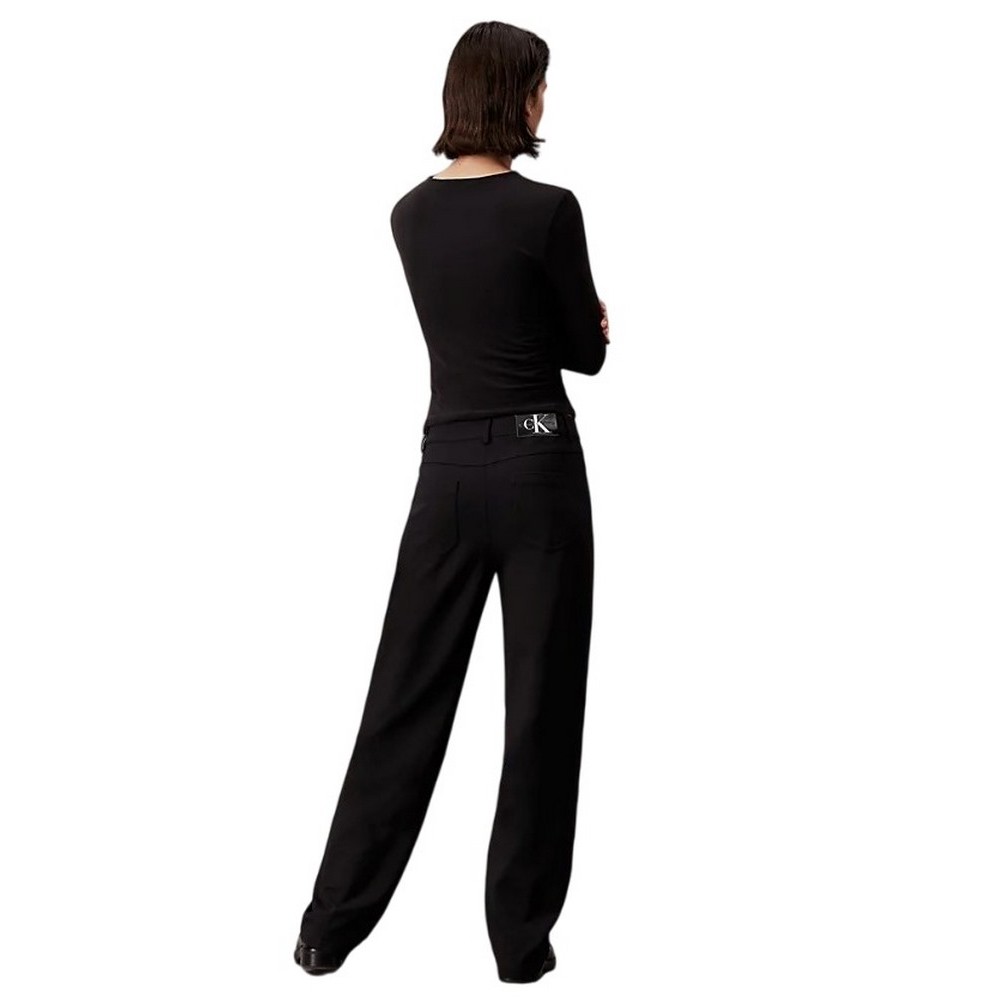 CALVIN KLEIN JEANS MILANO SLIM STRAIGHT PANT ΠΑΝΤΕΛΟΝΙ ΓΥΝΑΙΚΕΙΟ BLACK