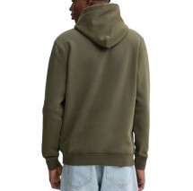 TOMMY JEANS  REG LINEAR GOLD HOOD EXT ΦΟΥΤΕΡ ΑΝΔΡΙΚΟ GREEN