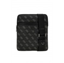 GUESS VEZZOLA SMART CROSSBODY FLAT ΤΣΑΝΤΑ ΑΝΔΡΙΚΟ BLACK