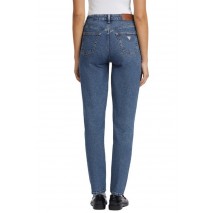 GUESS JEANS G06 MOM RIVERSIDE STR ΠΑΝΤΕΛΟΝΙ ΓΥΝΑΙΚΕΙΟ BLUΕ DENIM