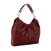 GUESS EDA LARGE HOBO ΤΣΑΝΤΑ ΓΥΝΑΙΚΕΙΑ BURGUNDY