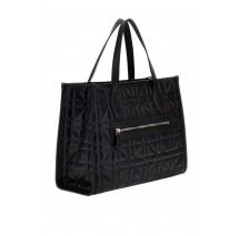 GUESS SILVANA 2 COMPARTMENT TOTE ΤΣΑΝΤΑ ΓΥΝΑΙΚΕΙΑ BLACK